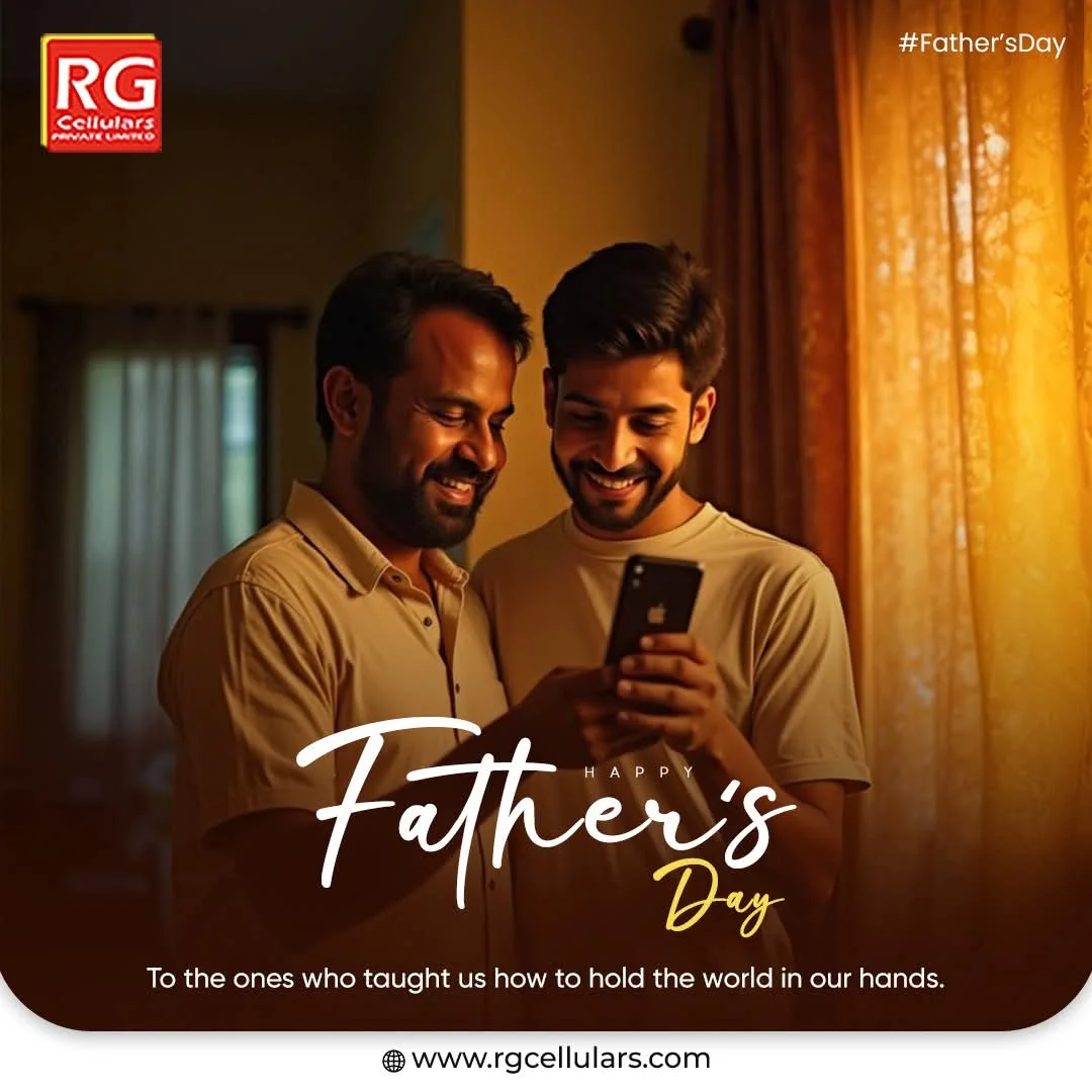 Father’s Day Social Media Poster Design for RG Cellulars